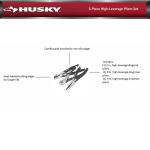 Husky High-Leverage Pliers Set 3-Piece