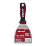 Husky4 in. Putty Knife with Flexible Stainless Steel Blade (90980)