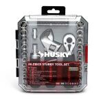 Husky(46-Piece) 1/4 in. and 3/8 in. Stubby Ratchet and Socket Set 