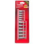 Husky1/4 and 3/8 in. Drive Torx Bit Socket Set (11-Piece) (HTXBS11PCSR)