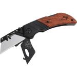 HuskyWood Handle Folding Lock-Back Utility Knife (99736)