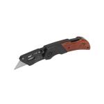 HuskyWood Handle Folding Lock-Back Utility Knife (99736)