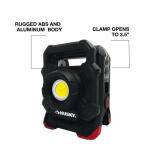 Husky2500-Lumens Rechargeable LED Clamp Work Light (CL2500HD)