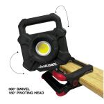 Husky2500-Lumens Rechargeable LED Clamp Work Light (CL2500HD)