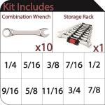 Husky SAE 10-Piece Combination Wrench Set