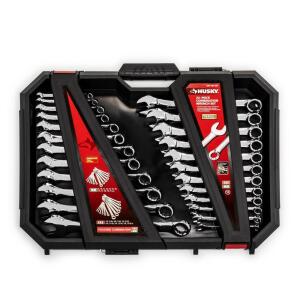 Husky (24-Piece) SAE/MM Combination Wrench Set