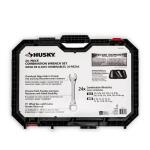 Husky (24-Piece) SAE/MM Combination Wrench Set