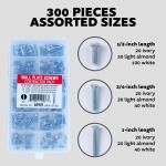 Adamax6/32 in. Screws Wall Plate Screw Assortment (300-Pack) - APS-9