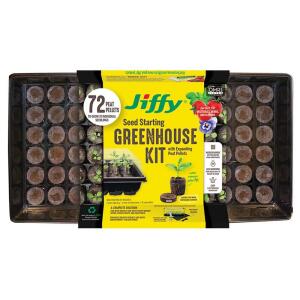 Jiffy 72-Peat Pellet Pro Seed Starting Greenhouse with SUPERthrive (J372PROGS-20H)