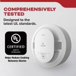 Kidde 10-Year Battery Powered Smoke Detector with Photelectric Sensor - White