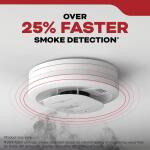 Kidde 10-Year Battery Powered Smoke Detector with Photelectric Sensor - White