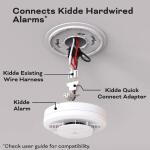 Kidde Quick Connect Wiring Adapter for Hardwired Smoke and Combination Detectors - White