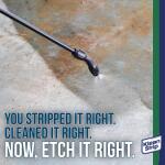 Klean-Strip1 Gal. Concrete Etch, Cleans Concrete Surfaces and Helps Coatings Adhere on Concrete Unscented (1-Pack)(GKCE760)