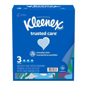 Kleenex 2-Ply Trusted Care Facial Tissue (160 Sheets per Box) (54303)