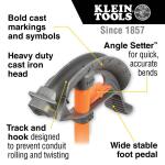 Klein Tools1 in. Iron Conduit Bender (51605)