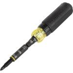 Klein Tools 11-in-1 Ratcheting Impact Multi-Bit Screwdriver with Universal Handle (32500HDRT)