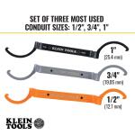 Klein Tools Offset Locknut Wrench Tool Set 3-Piece (50900R)