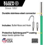 Klein Tools 5 ft. Hi-Flex Glow Fish Rod (50051)