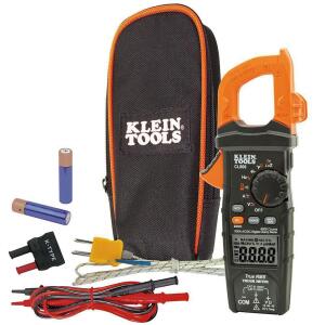 Klein Tools600 Amp AC/DC True RMS Auto Ranging Digital Clamp Meter (CL800) (CL800)