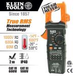 Klein Tools600 Amp AC/DC True RMS Auto Ranging Digital Clamp Meter (CL800) (CL800)