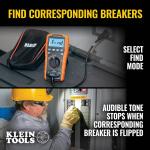 Klein Tools Digital Multi-Tester with Receptacle Tester - Standard/GFCI,(ET270)