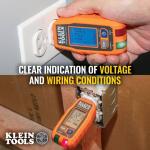 Klein ToolsGFCI Electrical Outlet Tester with LCD Display (RT250) 