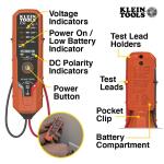 Klein Tools Digital AC/DC Voltage and GFCI Receptacle Test Set ( ET40VP)