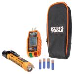 Klein Tools Premium Non-Contact Voltage and GFCI Receptacle Electrical Test Kit (RT250KIT)