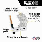 Klein Tools Wire Marker Book, 1-48 (56250)