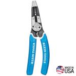 Klein Tools Klein-Kurve Heavy-Duty Wire Stripper / Cutter / Crimper Multi Tool, 8-20 AWG (K12065CRSEN)