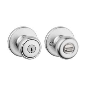 Kwikset Tylo Satin Chrome Keyed Entry Door Knob (400T 26D CP K6 V1)