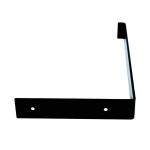 HARDWOOD REFLECTIONS12 in. L-Shaped Black Steel Shelving Bracket (BRK4L40STBK-12)