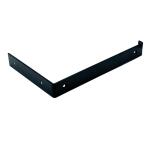 HARDWOOD REFLECTIONS12 in. L-Shaped Black Steel Shelving Bracket (BRK4L40STBK-12)