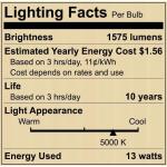 EcoSmart100-Watt Equivalent A19 Non-Dimmable LED Light Bulb Daylight 4-Pack (A7A19A100WUL03)