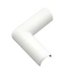 LegrandWiremold CordMate Cord Cover Flat Elbow, Cord Hider for Home or Office, Holds 1 Cable, White (C16)