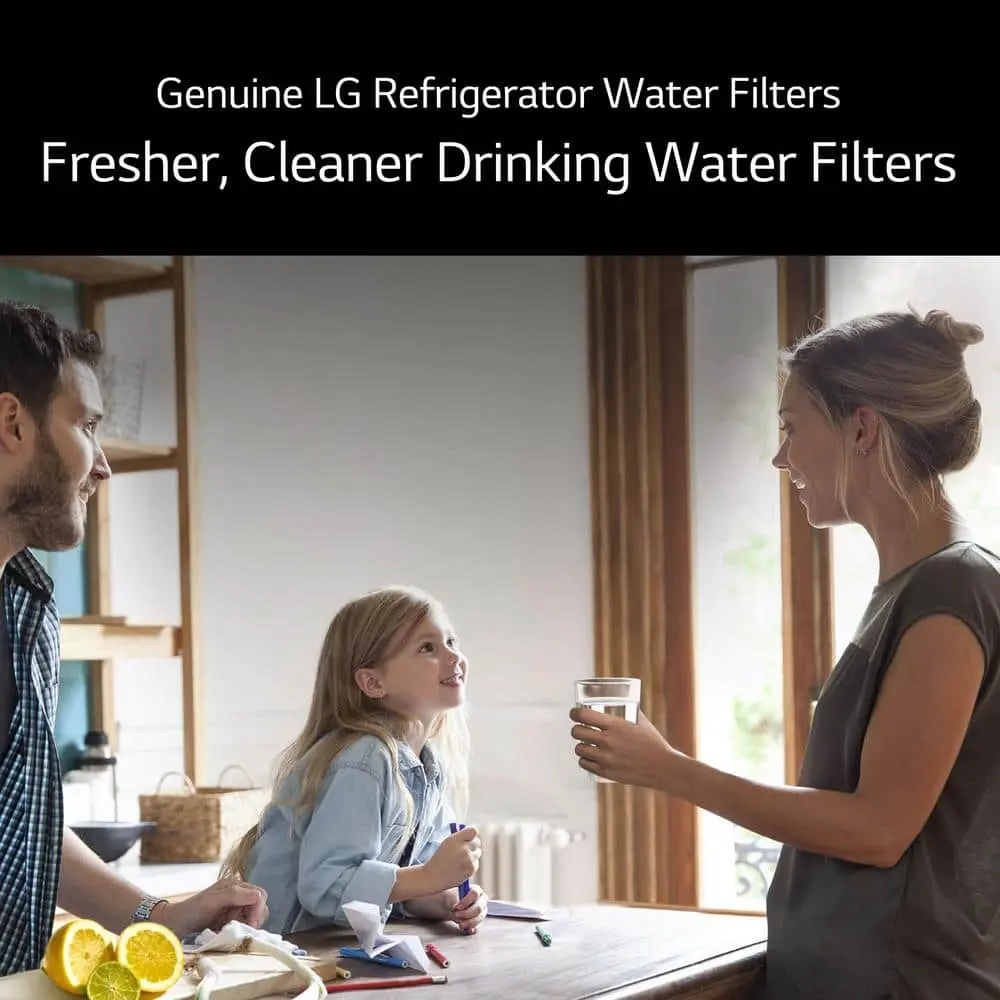 LG LT1000PC® - Premium Refrigerator Water Filter for LG LT1000PC- 6 Month / 200 Gallon Capacity (LT1000PC)