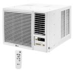 LG7,600 BTU 115V Window Air Conditioner Cools 330 Sq. Ft. with Heater, Wi-Fi Enabled and Dehumidifier in White (LW8023HRSM)