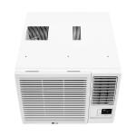 LG7,600 BTU 115V Window Air Conditioner Cools 330 Sq. Ft. with Heater, Wi-Fi Enabled and Dehumidifier in White (LW8023HRSM)