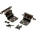 Liberty1 Pair Face Frame 3/8 in. Inset Self-Closing Venetian Bronze with Copper Highlights Cabinet Hinge (2 Pieces) (H0104AC-VBC-CP0)