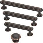 LibertyHarmon 1-3/8 in. (35 mm) Classic Bronze with Copper Highlights Round Cabinet Knob (P22669C-VBC-C0)