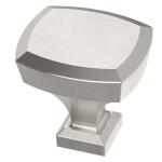 LibertyBeveled 1-1/4 in. (31 mm) Classic Satin Nickel Cabinet Knob (P38483C-SN-CP0)