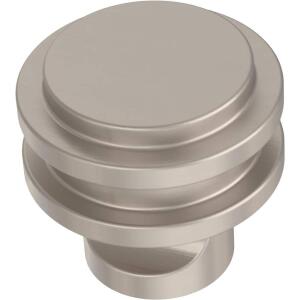 LibertyClassic Ringed 1-1/4 in. (32 mm) Classic Satin Nickel Cabinet Knob (P43081C-SN-C0)