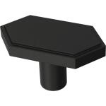 LibertyElongated Hex 1-3/4 in. (44 mm) Modern Matte Black Cabinet Knob (P43242C-FB-CP0)