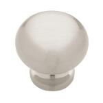 LibertyGrace 1-3/16 in. (30 mm) Classic Satin Nickel Round Cabinet Knob (P50156H-SN-C0)