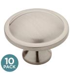 Liberty10-Pack Contempo 1-1/2 in. (38 mm) Classic Satin Nickel Round Cabinet Knobs (P67659L-SN-U10)