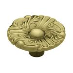 LibertyProvincial 1-3/8 in. (35 mm) Classic Antique Brass Round Cabinet Knob (P74580H-AB-C70)