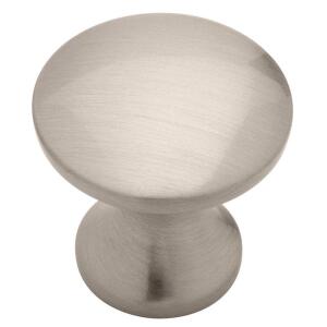 LibertyMia 1 in. (25 mm) Modern Satin Nickel Round Cabinet Knob (PN0058C-SN-C0)