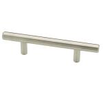 LibertySolid Bar 3 in. (76 mm) Stainless Steel Cabinet Drawer Bar Pulls (4-Pack) (P13456L-SS-U10)