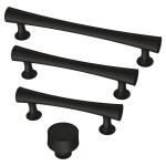 LibertyDrum 3 in. (76 mm) Modern Matte Black Cabinet Drawer Pull (P33754C-FB-CP0)