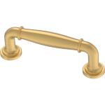 LibertyClassic Elegance 3 in. (76 mm) Classic Modern Gold Cabinet Drawer Bar Pull (P38471C-117-CP0)